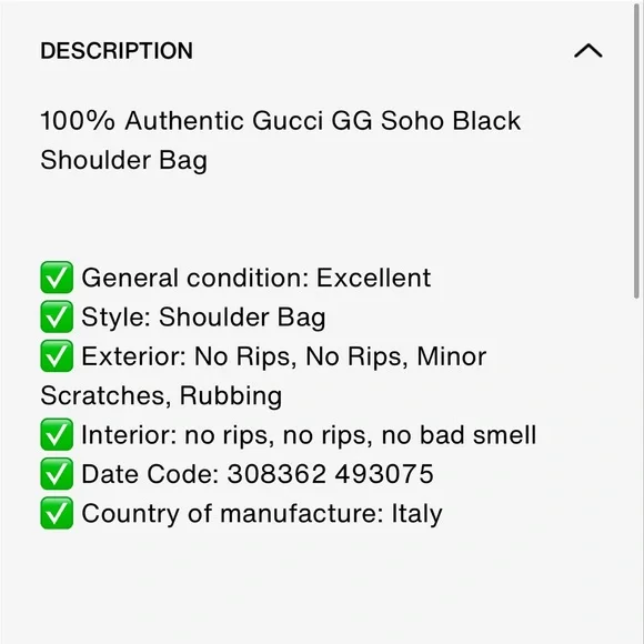 Gucci Soho Medium Bag - Picture 14 of 14